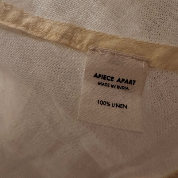 Apiece Apart cream Delle Tee Sz XS - Picture 7 of 10